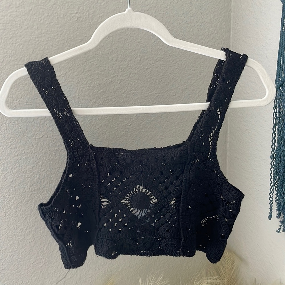 Crochet crapped tank
